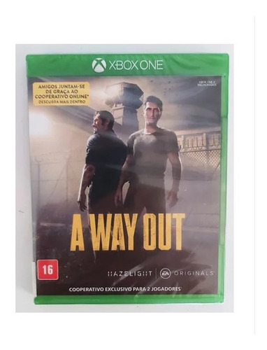 Jogo A Way Out Xbox One Lacrado Física Portugues 2 Players